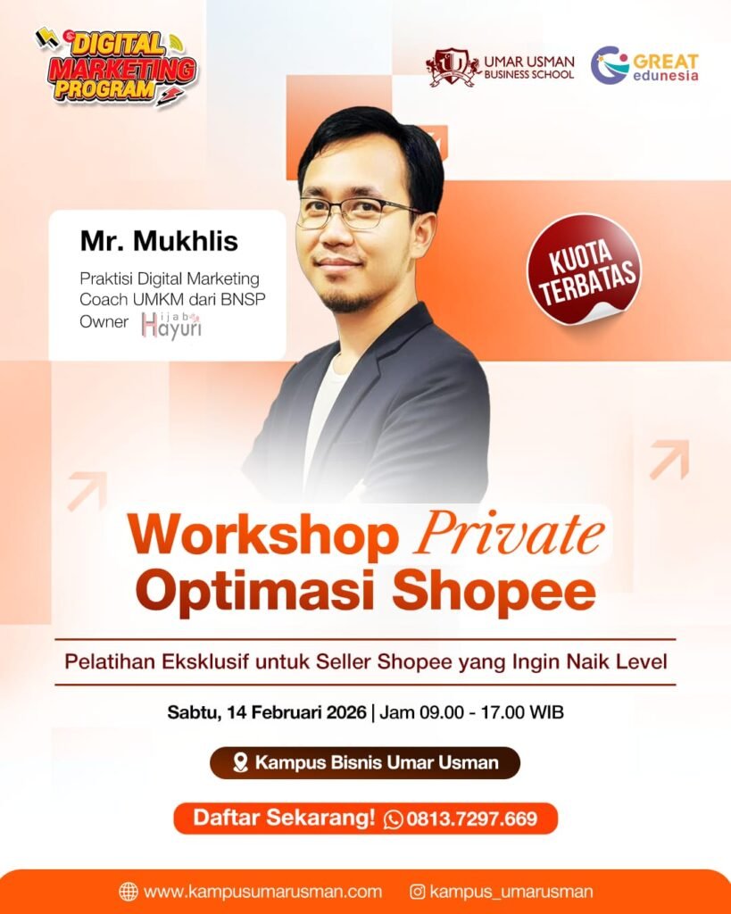 Workshop Optimasi Shopee